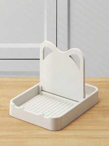 1 pieza Organizador de almacenamiento de tapa de olla de cocina multifuncional, tabla de cortar para encimera, accesorio de cocina de plástico ahorra espacio - Versión mejorada multicolor - Ver 13