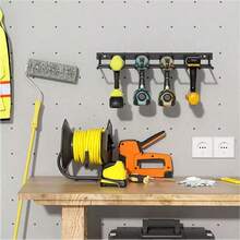 3 Tier Duty Power Tool Organizer Drill Holder Wall Mount Power Tool Storage Rack - 24B-wIN-uK-dZSNJ - View 6