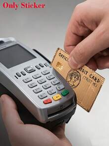 1/3pcs Designed Credit Card Stickers, Suitable For EBT Cards, Transit Cards, Keys, Credit Cards, Debit Cards, Card Films, Protect Bank Cards, No Bubbles, High Quality, Suitable For Small Chip Cards - 1 Piece - View 5