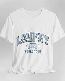 Laufey 2026 A Matter Of Time Jazz Pop Concert Tour Tee Top Donna - 白色 - 查看 1