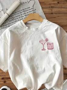 Women T-Shirts - 白色 - 查看 1