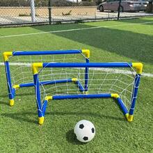 1 set Gawang Sepak Bola Mini Lipat, Pilihan Terbaik untuk Olahraga Luar Ruangan di Musim Panas, Set Tiang Gawang Sepak Bola Plastik, Mainan Olahraga Tiup untuk Remaja, Cocok untuk Permainan Tim di Dalam dan Luar Ruangan - MultiWarna - View 3