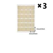 72/96pcs Self-Adhesive Felt Pads - Non-Slip Chair Leg Pads, Reduce Noise, Protect Hardwood Floors, Metal Furniture And Flooring - Neutral Beige, Multiple Sizes Available - A - View 9