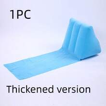 1pc Inflatable Triangle Head Pillow Beach Mat, Inflatable Flocked Triangle Pillow, Sunbathing Mat, Outdoor Mat, Sand-Proof, Suitable For Outdoor Camping, Beach, Hiking, Foldable Portable Mat, Single Person Sleeping Mat, Multiple Colors Available - Multicolor - View 21