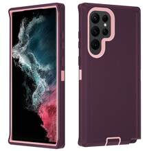 Military-Grade Shockproof Heavy-Duty Full-Body Protective Phone Case, Anti-Scratch Durable 3-In-1 Protective Cover For IPhone, Galaxy, HONOR And Other Smartphones Birthday Gift - Wine Red Powder - View 37