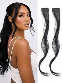 Dragon Beard Bangs Wigs For Women, Summer, Center Part, Natural Forehead Wigs Bangs - Multicolor - View 17