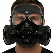 1件裝 Mad Max 面具裝飾 廢土風殭屍防毒面具 CS 戰鬥場備全臉防護 海豹部隊防毒面具 派對裝飾面具（裝飾用面具，無防病毒功能） - 查看 10