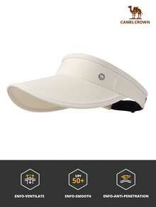 CAMEL CROWN New Summer Mini Roll Visor Hat, UPF50+ High UV Protection Sun Hat, Full Coverage Anti-UV Wide Brim Visor Cap - Asami Anzu - View 6