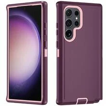 Military-Grade Shockproof Heavy-Duty Full-Body Protective Phone Case, Anti-Scratch Durable 3-In-1 Protective Cover For IPhone, Galaxy, HONOR And Other Smartphones Birthday Gift - Wine Red Powder - View 82