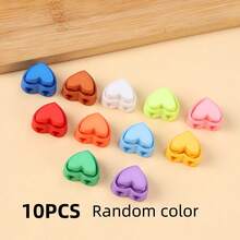 10/50pcs Colorful Buttons, Hanging Buckles, Elastic Adjustment Buckles, Elastic Rope Buckles, Heart-Shaped Buckle Rings, Hanging Rope Buckles, Lock Buckles, Heart-Shaped Spring Buckles, Pig Nose Buckles, Elastic Adjustment Buckles, Closure Buckles, Cute Buckle Rings, Badges, Adjustment Buckles - 10pcs Mixed Pack - View 7
