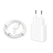 Adaptor Dinding Pengisian Cepat PD 20W Steker EU + Kabel Pengisian Cepat Transfer Data Efisiensi Tinggi 3,3 kaki/100 cm Kompatibel dengan Apple Phone 17 Pro Max/17 Pro/17/Air/16/15/ S26/S25/S24/S23/S22/S21/S20 Ultra Plus/ Series - Steker Tipe C UE (220-240V) - View 12