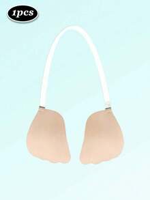 1pc Women's Upgraded Backless Wing Adhesive Bra Pads, With Glue, Comfortable Fit, 2 Wearing Effects, Includes Transparent Shoulder Straps, Suitable For Backless Dresses, Tops, Etc. - Multicolor - View 10