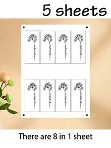 4/8/16/20/40/80pcs Custom Temporary Tattoo Stickers, Suitable For Various Parties Such As Birthday Celebrations, Weekend BBQs And Cocktail Parties, Convenient Handmade Use, Favorite Single Party Temporary Tattoos,Suitable For Holiday Parties. - Multicolor - View 11
