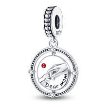 1pc S925 Sterling Silver Lifestyle Charm Bead, Crown, Heart Gesture, Commemorative Plaque, Teapot Coffee Cat Multiple Styles, Colorful Zirconia Enamel Exquisite Details, Comes With Gift Box, Suitable For Bracelet Necklace, Handmade DIY Jewelry, Daily Gentle Gift Accessory - Multicolor - View 19