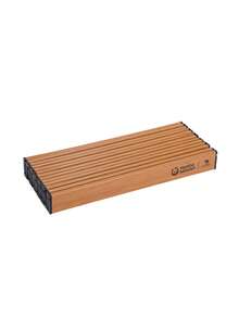 CAMEL CROWN Foldable Camping Wagon Table Board, Portable Picnic Table, Carbon Steel Storage Panel For Outdoor Camp Trolley - Wood Grain Color - View 2