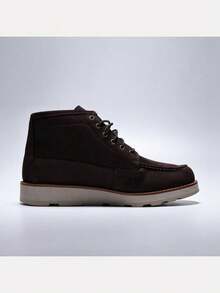 Timberland Men's Autumn/Winter New Outdoor Fashion Casual Comfortable Oversized Mid-Top Shoes A6CEP-EIV - Brown - View 2