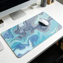 Gaming Mouse Pad, Gray Green Fluid Pattern Mouse Pad , Large Extended Computer Mouse Mat Keyboard Full Desk Mousepad For Keyboard And Mouse, For Home And Office Use - View 4