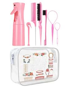 PVC Hair Accessories Makeup Bag, Travel Storage Bag - Girls Lightweight Makeup Bag, Portable Makeup Bag, Large Capacity For Cruise Travel, Back To School, Halloween - Multicolor - View 11