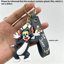 Warner Bros Cartoon Cute Exquisite Cartoon Couple Gift Keychain Backpack Pendant Souvenir Small Gift Backpack Pendant Cute Bag Pendant Portable Keychain Travel Accessory Unisex Bag Pendant Cute Exquisite Small Gift - Multicolor - View 8