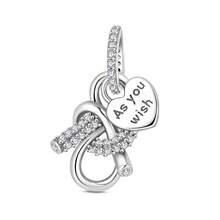 1pc S925 Sterling Silver Lifestyle Charm Bead, Crown, Heart Gesture, Commemorative Plaque, Teapot Coffee Cat Multiple Styles, Colorful Zirconia Enamel Exquisite Details, Comes With Gift Box, Suitable For Bracelet Necklace, Handmade DIY Jewelry, Daily Gentle Gift Accessory - Multicolor - View 16