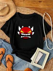 Women T-Shirts - 黑色 - 查看 1