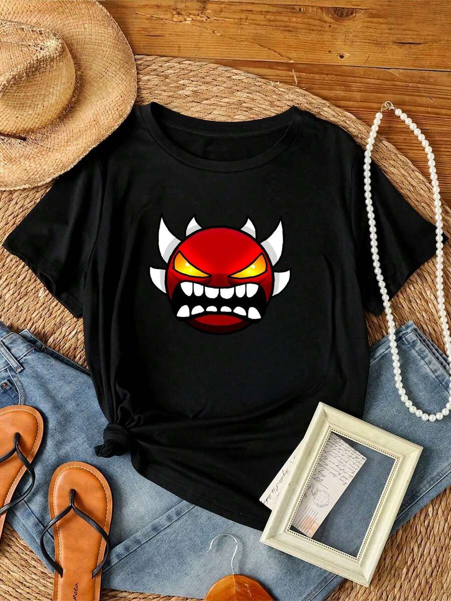 Women T-Shirts - 黑色 - 查看 1