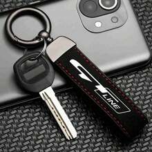 汽車品牌 Logo 麂皮鑰匙圈吊飾 皮革鑰匙鏈，適用於 Kia GT Line Morning Picanto Rio Stonic Sportage Ceed Optima Forte - A - 查看 5