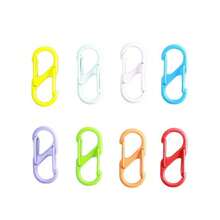 10pcs S-Shaped Mini Spring Carabiner, Lightweight & Durable, Smooth Dual-Directional Snap Opening, Suitable For Backpacks, Keys, Small Items, Outdoor Travel, Daily Storage, DIY Craft Accessories, Multi-Color Options, Versatile & Practical - Multicolor - View 6