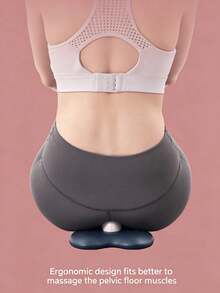 1pc Women's Pelvic Floor Muscle Trainer, Pelvic Muscle Contraction Exercise, Postpartum Pelvic Muscle Recovery, Leg Clamp Buttock Lift Massager, Peach Buttock Trainer, Sitting Massager - Multicolor - View 3