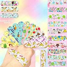 1 Caja - 200/120 piezas Parches impermeables y ultra-transpirables con diseños de dibujos animados lindos, protección de piel suave y autoadhesiva, aptos para todas las edades, colores surtidos, portátiles para el hogar y viajes, se pueden guardar en el botiquín de primeros auxilios - Ver 4