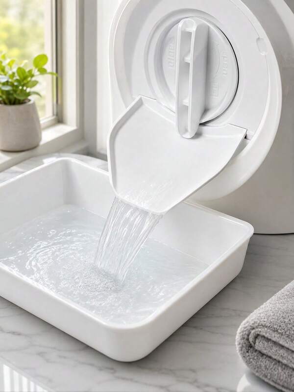 2pcs Universal Washing Machine Water Tray With Drainage Outlet, 2pcs Drum Washing Machine Overflow Drainage Tray, Leak-Proof Water Collection Box, Can Collect Washing Machine Drainage, Effectively Prevent Laundry Room Floor Water Accumulation And Overflow, Suitable For Bathroom, Home, Travel Use, Bathroom Accessories, Cleaning Supplies, Can Be Used As Halloween, Christmas, Graduation, Housewarming Gifts, Living Room Accessories, Home Decor, Halloween Home Decor, Bathroom Decor, Household Essentials, Gifts For Women, Gifts For Men