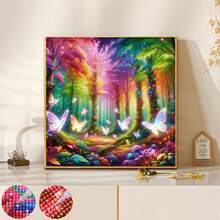 1pc DIY 5D Diamond Painting Kit, Suitable For Adults And Beginners, Craft Supplies, Applicable For Living Room, Bedroom, Office, Wall Decor Art - round diamond - View 3