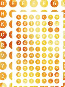 SCXXBSW 8pcs Digital Lettering Stickers – PVC Decorative Graffiti Stickers Suitable For Notebooks, Car Planners And Mobile Phone Cases. These Colourful Decals Are Perfect For Winter And The New Year. - A - View 5