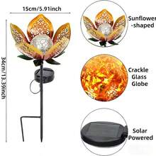 2pcs/Set Solar Powered Tulip Shaped LED Lawn Lights, IP44 Waterproof Outdoor Decorative Lighting, Yard, Garden Ornament, Holiday Atmosphere Lighting, Perfect Gift For Mom, Friends And Family - Tulip Flower Pick - View 4
