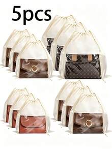 Dust-Proof Bags, Drawstring Bags, Storage Bags And Small Drawstring Pouches, Suitable For Handbags, Shoes, Wallets And Other Items - View 6