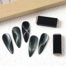 3Pcs Cat Eye Nail Tools Set, For Swirl Wide Light Nail Effect Design - Black - View 10