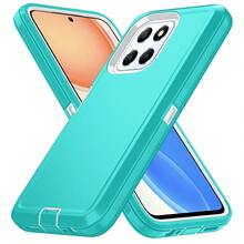 防震、防刮、全包式保护手机壳，耐用三合一保护套，适用于、Galaxy、荣耀及其他智能手机 - 水藍白 - 查看 29