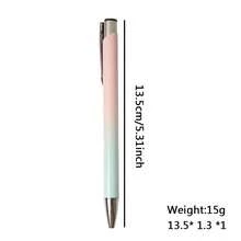 4Pcs (2 Touchscreen + 2 Flat Head) Candy Color Gradient Metal Ballpoint Pens, With Touchscreen Stylus Tip, Smooth Writing, Comfortable Grip, Compatible With Various Devices, Suitable For Office, School Supplies, Gifts, Back To School Season - Sets - View 7