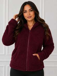 Women Coats - Burdeos - Ver 1