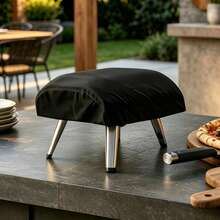 Pizza Oven Cover-2 Sizes Available, Heavyweight 300D Oxford Fabric(Black), The Bottom Features A Drawstring Design, Suitable For 12 Inch Pizza Oven, 16 Inch Pizza Oven, Pizza Oven, Pizza Oven Outdoor(Only The Protective Cover) - View 10