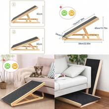 Adjustable Heights Dog Pet Ramp Foldable Stairs Non-Slip Ramp For Car Bed Sofa - VJP0111 - View 4