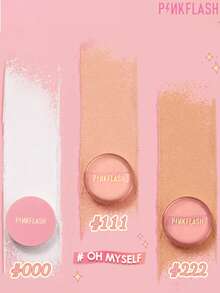PINKFLASH 6g Bedak Tabur Semi-Transparan Pengontrol Minyak, Tahan Keringat, Tahan Lembap, Anti Noda Masker, Tahan Air, Anti Luntur, Tekstur Ringan Seperti Awan, Bernapas dan Tidak Menyumbat - #111 - View 8