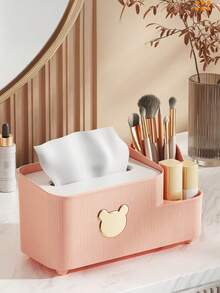 1PC Bear Tissue Box, Luxury Living Room Tissue Box, Home Tissue Storage Box, Coffee Table Multifunctional Desktop Tissue Box - Multicolor - View 8