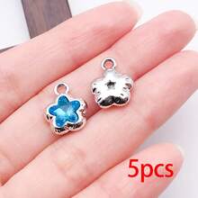 5/10pcs Silvery Plated Star Rhinestone Charms Multicolor Faceted Crystal Star Pendants For DIY Bracelet Necklace Earring Jewelry Making Supplies - Star - View 13