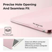 NEO 4-in-1 Full Body Protection Kit, Casing Laptop Hard Shell Bening Kristal Anti-Menguning, Pelindung Keyboard Silikon Anti Debu, Pelindung Layar Bebas Gelembung Definisi Tinggi, Film Trackpad Anti Sidik Jari, Casing Pelindung Tahan Gores dan Tahan Guncangan dengan Potongan Presisi dan Pas Ramping - View 10