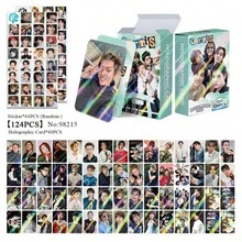 124pcs Laser Card Album Card Peripheral 2026SEASON Flash Card Star LOM, Photocard, Photo Cards, Arirang, Bts21 Accessories, Bangtan, Photo Card, Photocard - A - View 6