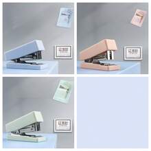 Stapler Morandi Handheld Stapler Student Mini Small Stapler Office Binding Machine Handheld, Suitable For Students, Essential For Office Workers, Auxiliary For Teachers' Teaching, Daily Home Document Binding, Study Room Organization, Office File Mana - Multiple Styles - View 9