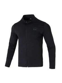Under Armour Men's Sports Jacket Vanish Elite FZ Jacket Jacket/Outerwear RUSH Technology Slim Fit Knit Men's Casual Commute 1390051-001 - Black - View 1