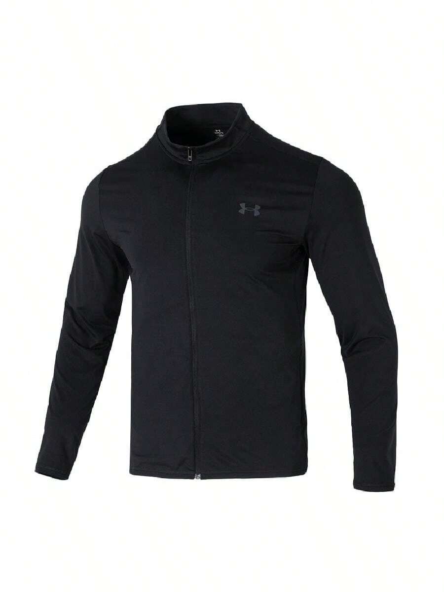 Under Armour Men's Sports Jacket Vanish Elite FZ Jacket Jacket/Outerwear RUSH Technology Slim Fit Knit Men's Casual Commute 1390051-001 - Black - View 1