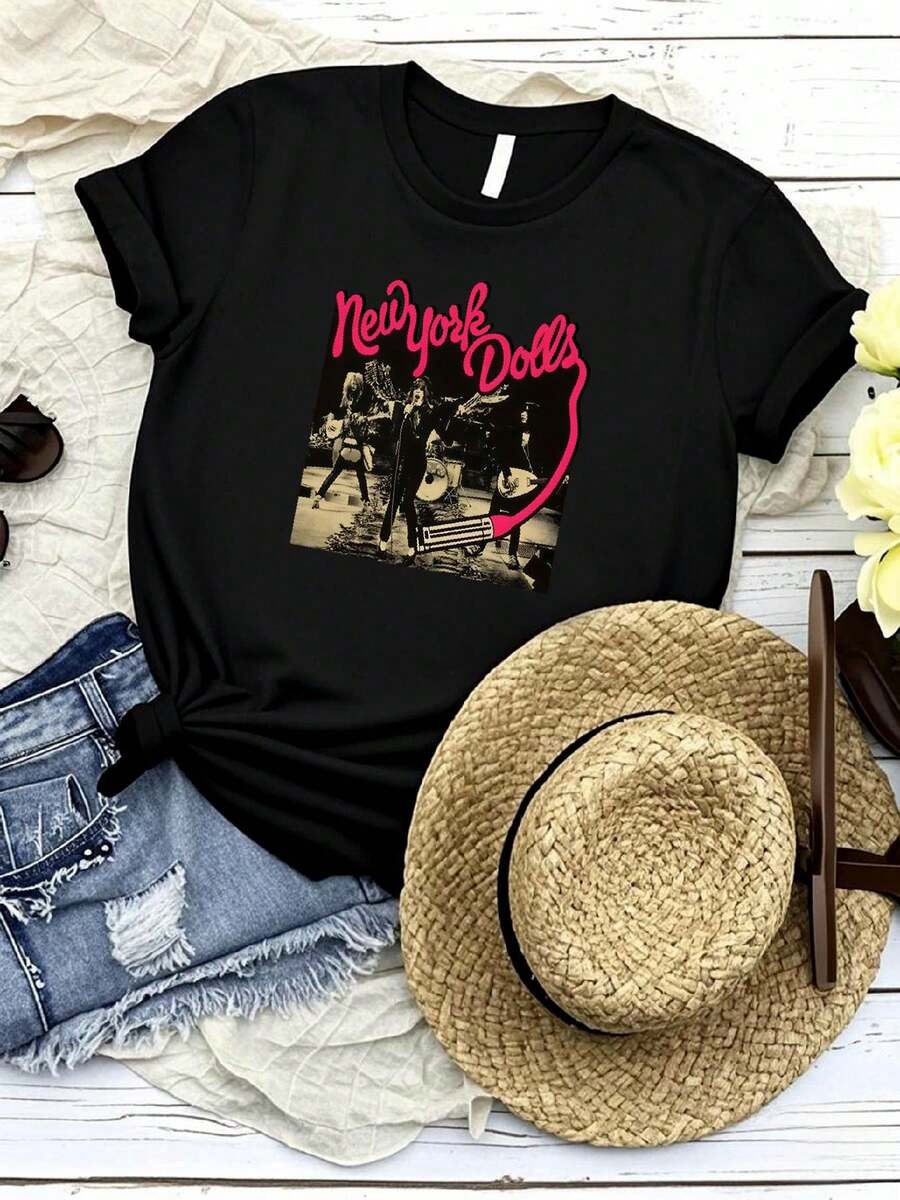 Women T-Shirts - 黑色 - 查看 1